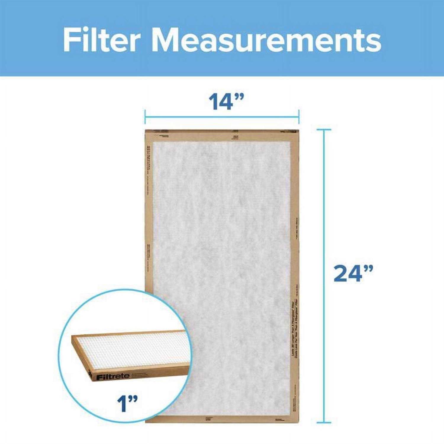 FPL23-2PK-24 Filtrete Flat Panel Air Filter - Cheap Fitting