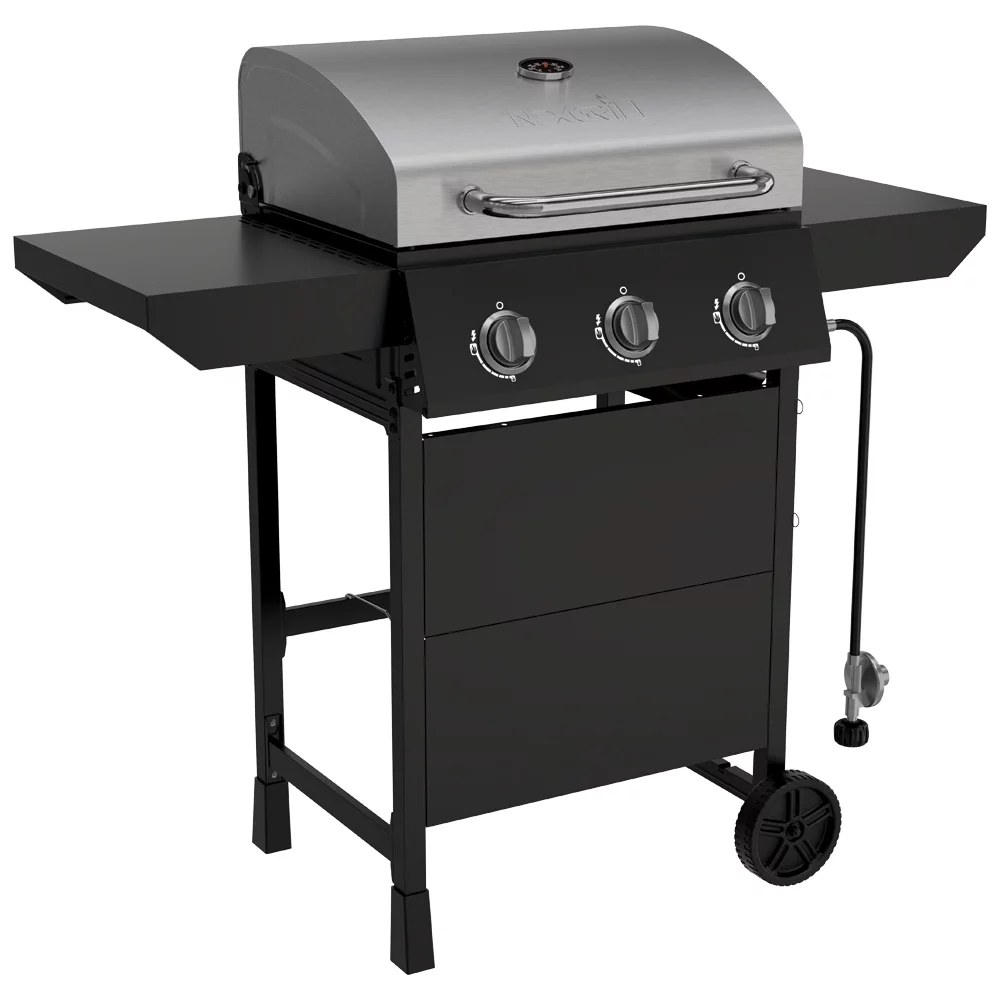 Nexgrill 3 Burner Propane Gas Grill - Cheap Fitting
