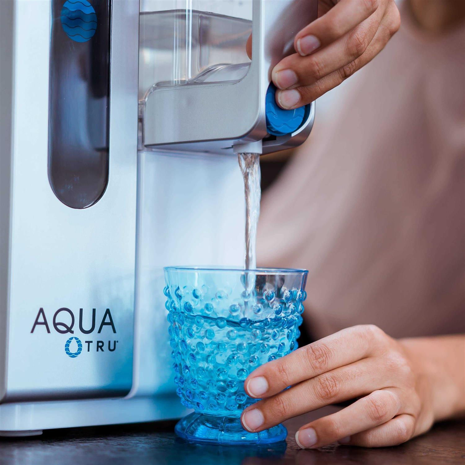 AquaTru Classic Countertop Water Filtration Purification System for Pfas & Other Contaminants with Exclusive 4-Stage Ultra Reverse Osmosis - Cheap Fitting