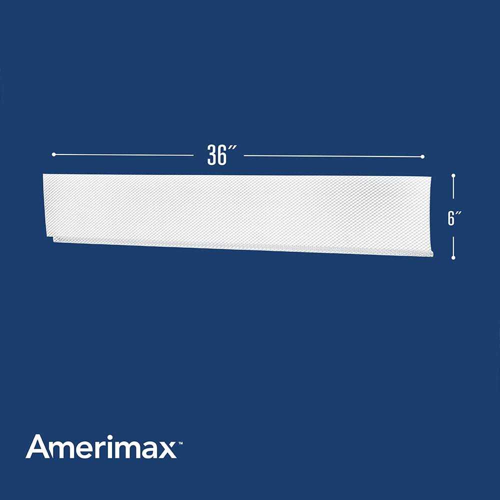 Amerimax Lock-In Gutter Guard Galvanized Steel Gutter Guard 6363 - Cheap Fitting