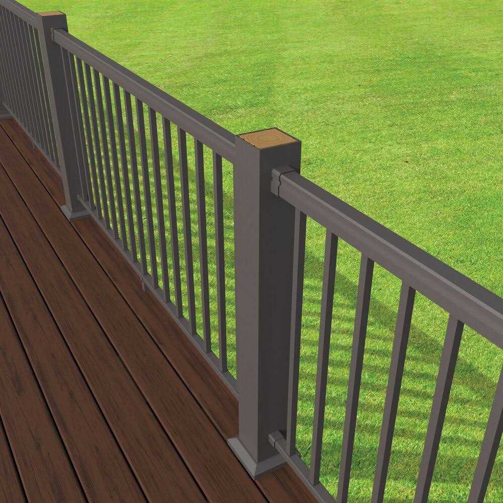 Freedom 4.25-in x 4.85-in x 3-ft Matte Aluminum Deck Post Sleeve - Cheap Fitting