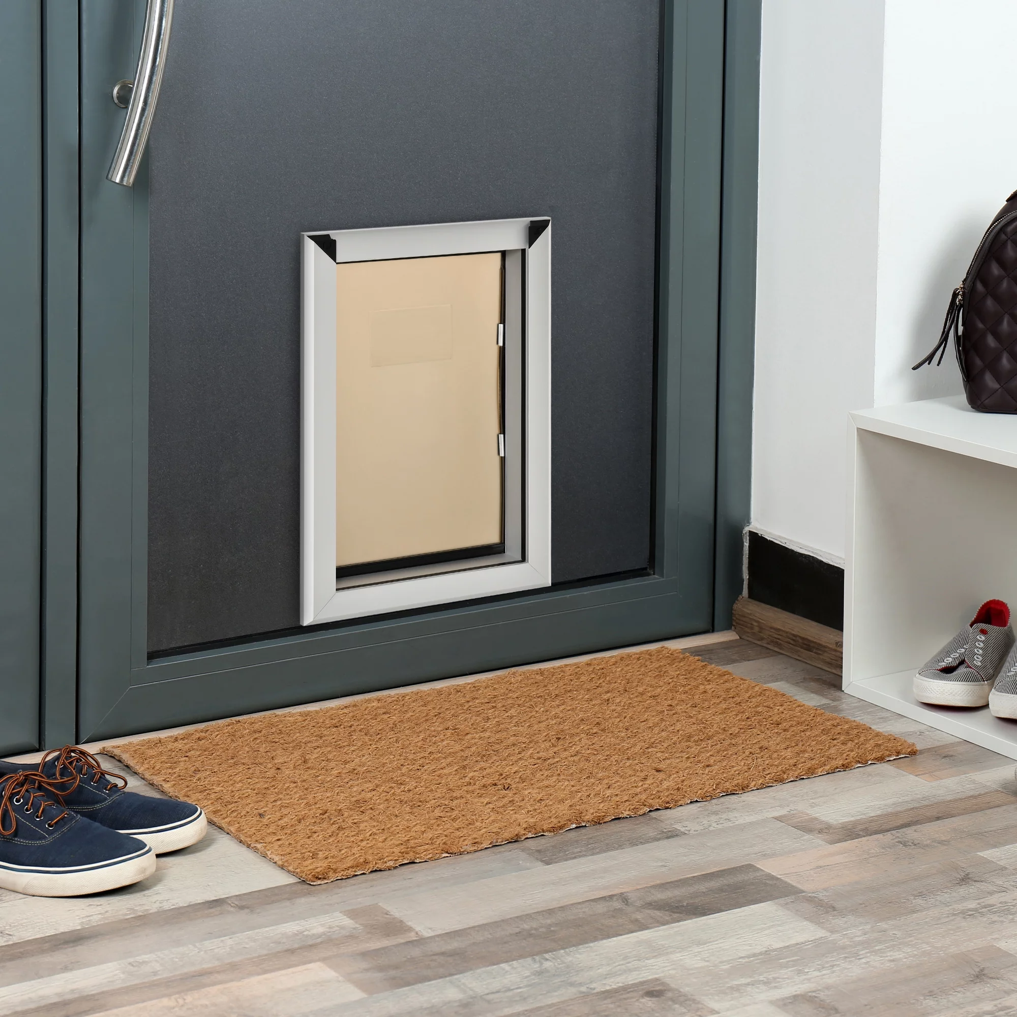 Aosom Double Wheel Internal Frame Enclosed Bicycle Cargo Trailer - Black - Cheap Fitting