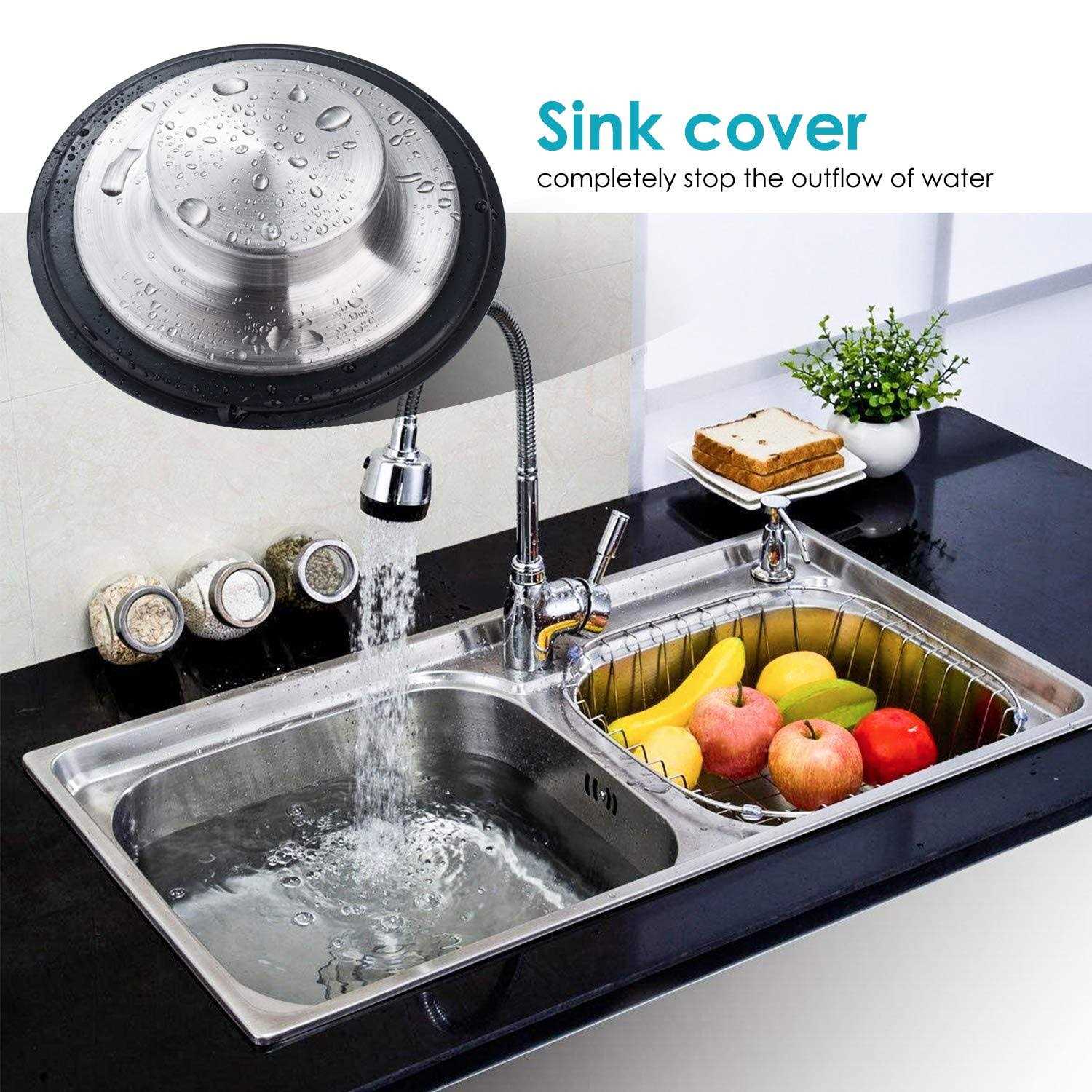 Fengbao 2pcs Kitchen Sink Stopper Stainless Steel - Cheap Fitting