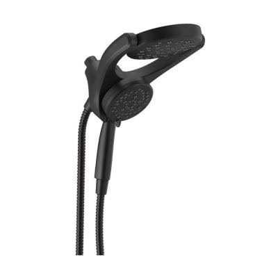 Delta HydroRain Two-in-One 4-Spray Patterns 6 in. Wall Mount Dual Shower Heads with MagnaTite - Cheap Fitting