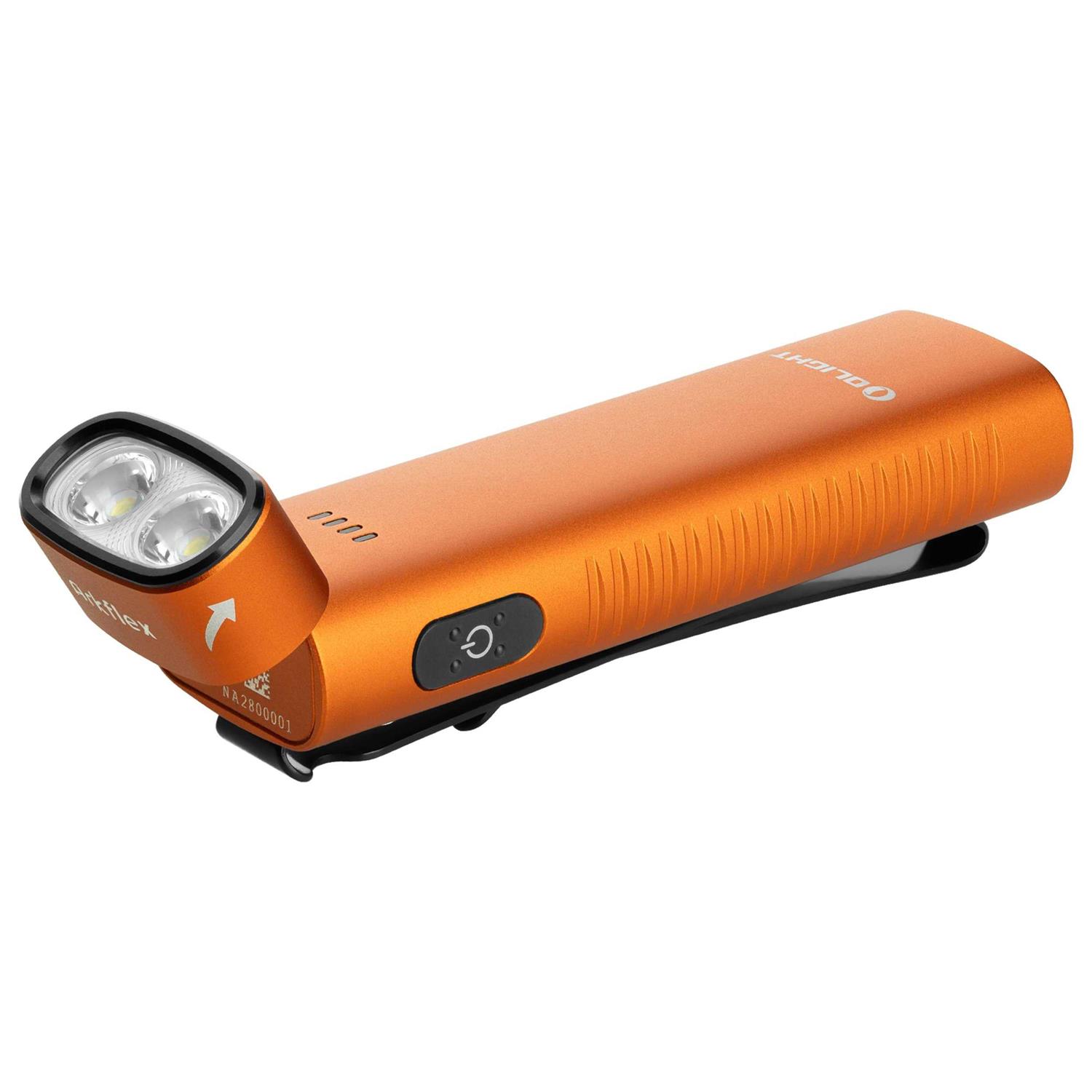 Olight ARKFLEX Orange Adjustable Right Angle EDC Flashlight - Cheap Fitting