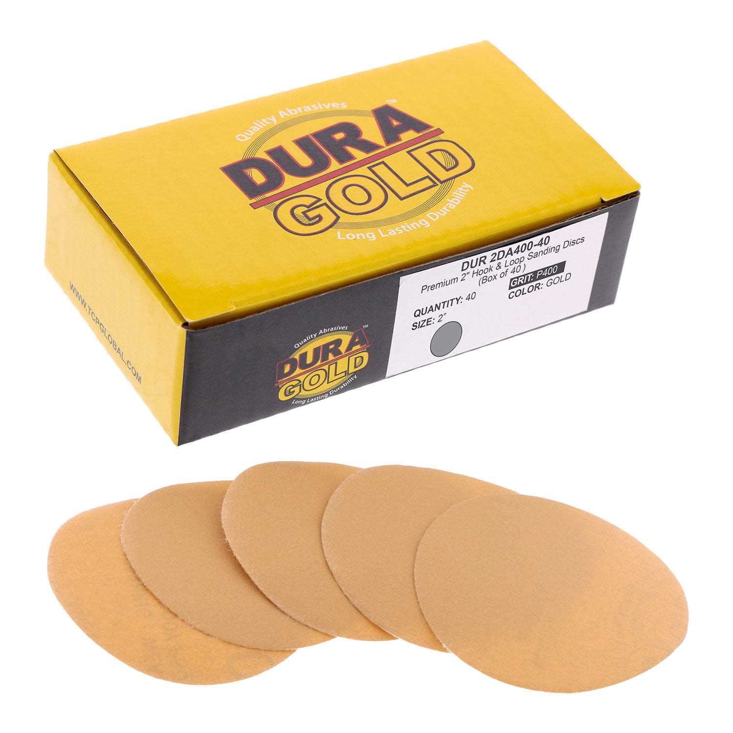 Dura-Gold Premium Grit Hook & Loop Sanding Discs DA Sanders - Cheap Fitting