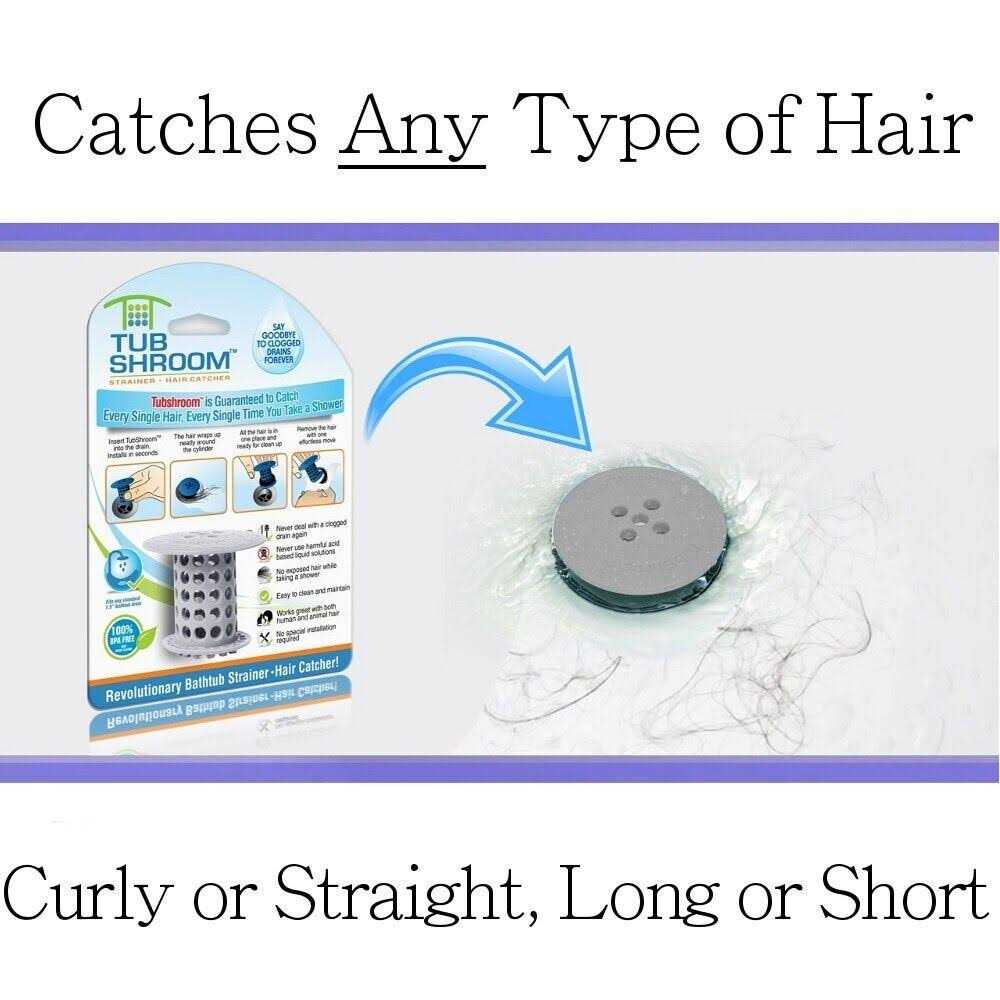 TubShroom Tub Drain Protector Hair Catcher - Cheap Fitting