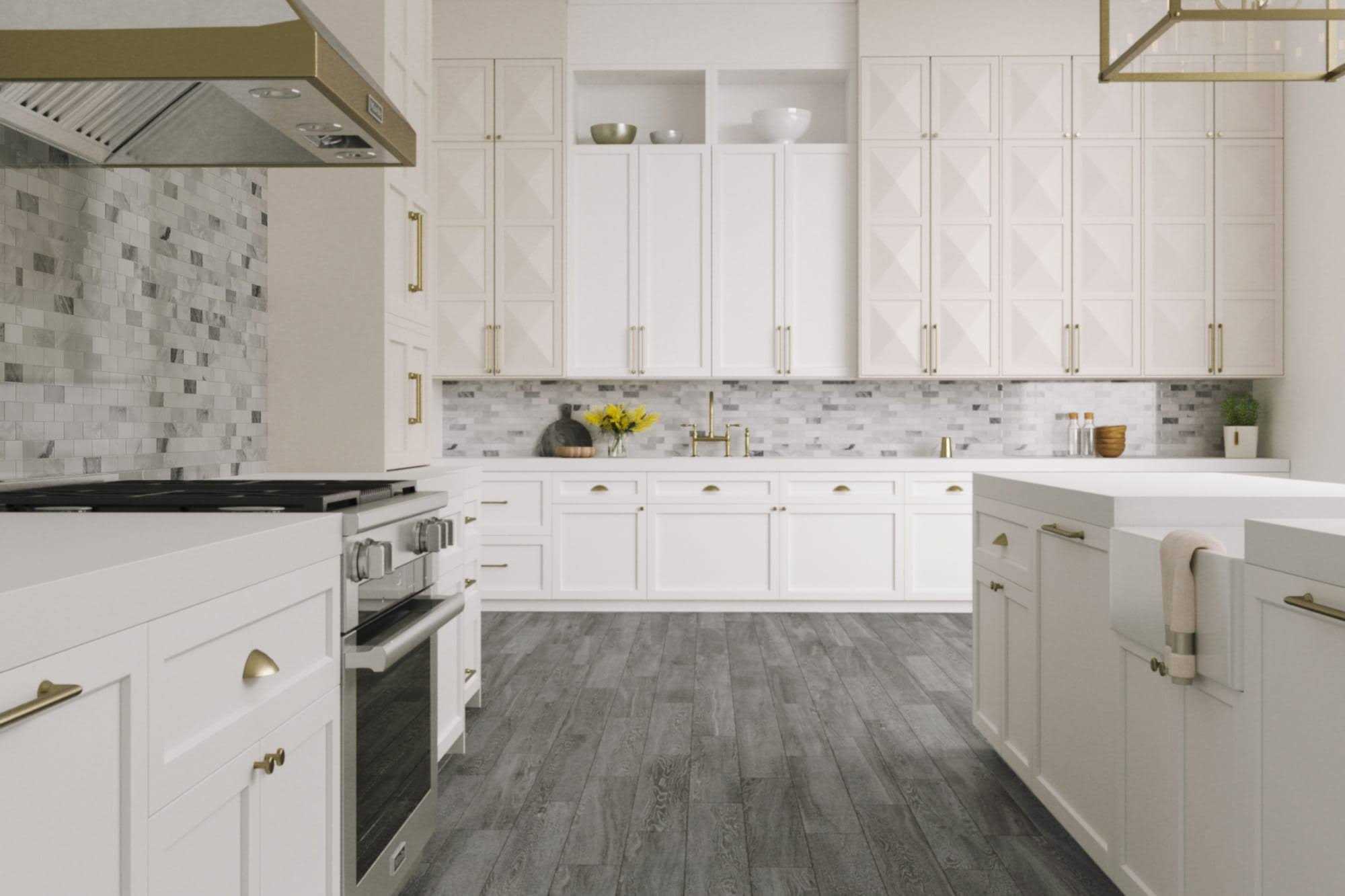 Satori Storm Polished 12-in x 12-in Polished Natural Stone Marble Brick Marble Look Wall Tile 1001-0172-0 - Cheap Fitting