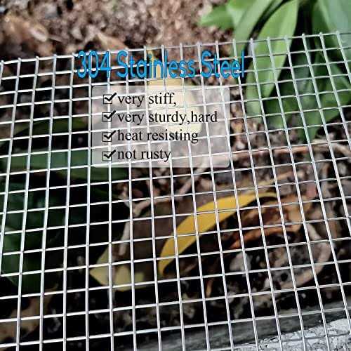Upgraded 2pack Ss Wire Mesh, 4 Mesh Completely Welded, 12 X 24 in, Stainless 304, Easy to Cut and Make Straight - Cheap Fitting