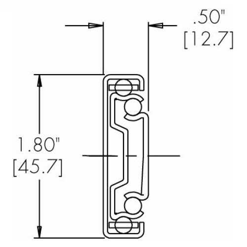 Accuride C 3832 Series Full Extension Drawer Slide - Cheap Fitting