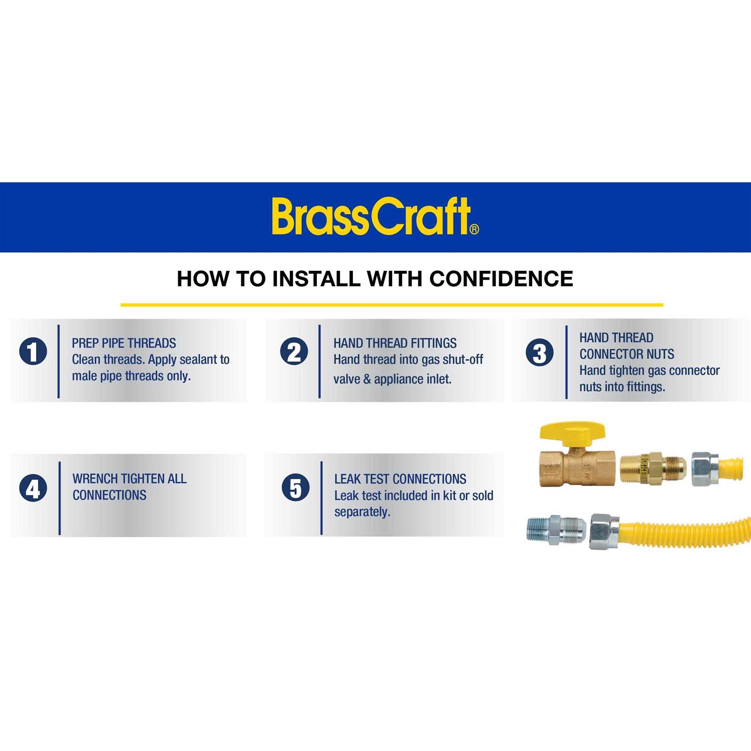 BrassCraft Brass Craft 1/2 Galanized Connection Fittings - Cheap Fitting
