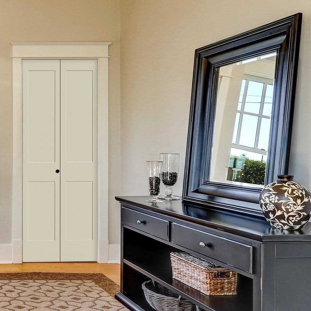 Primed 2 Panel Shaker Bi-Fold Door Trimlite - Cheap Fitting