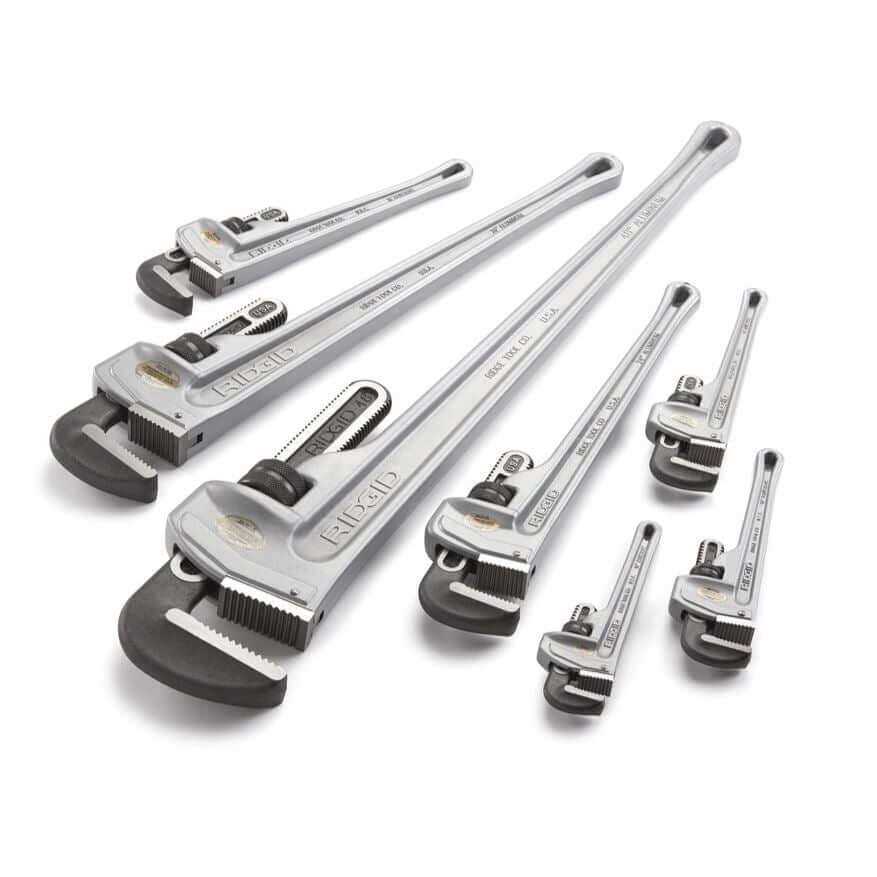 Ridgid 31100 Aluminum Straight Pipe Wrench - Cheap Fitting
