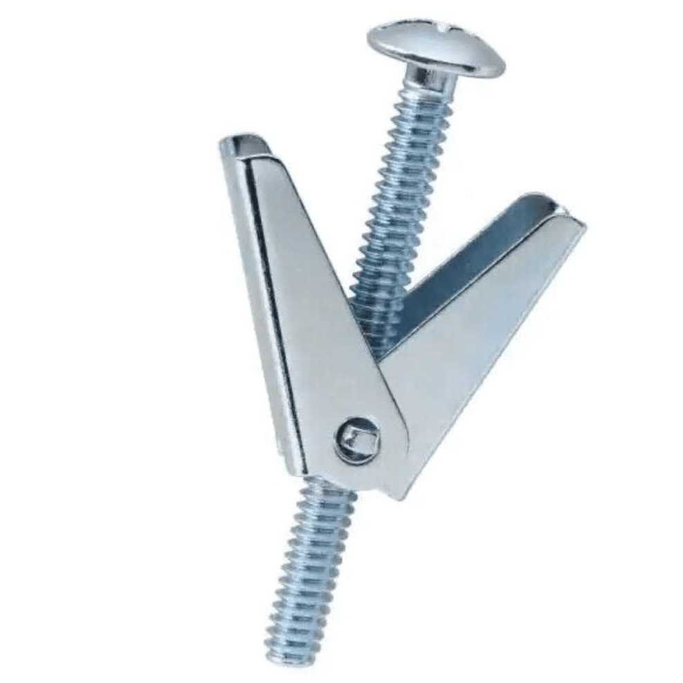 Everbilt 1/4 in. x Zinc-Plated Toggle Bolt with Round-Head Phillips Drive Screw - Cheap Fitting