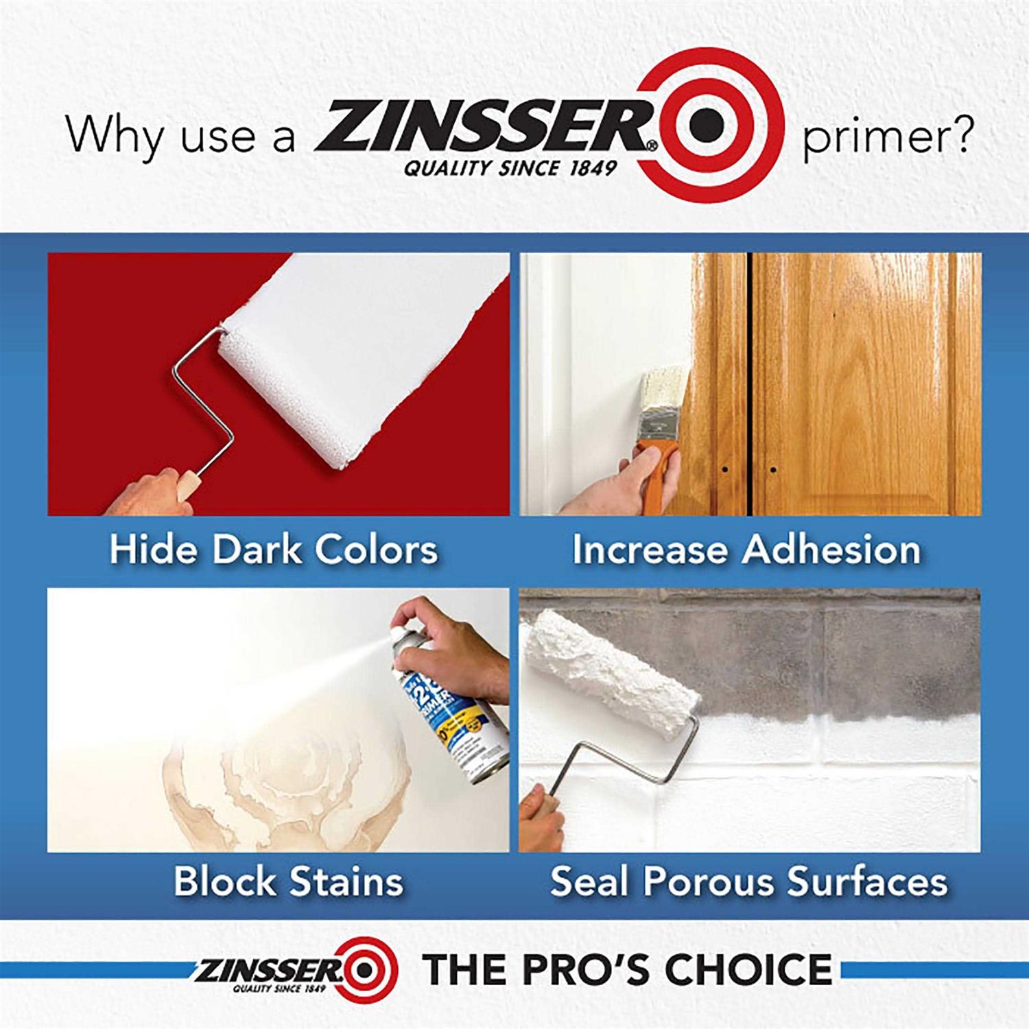 Zinsser Bulls Eye 1-2-3 Primer Spray - Cheap Fitting