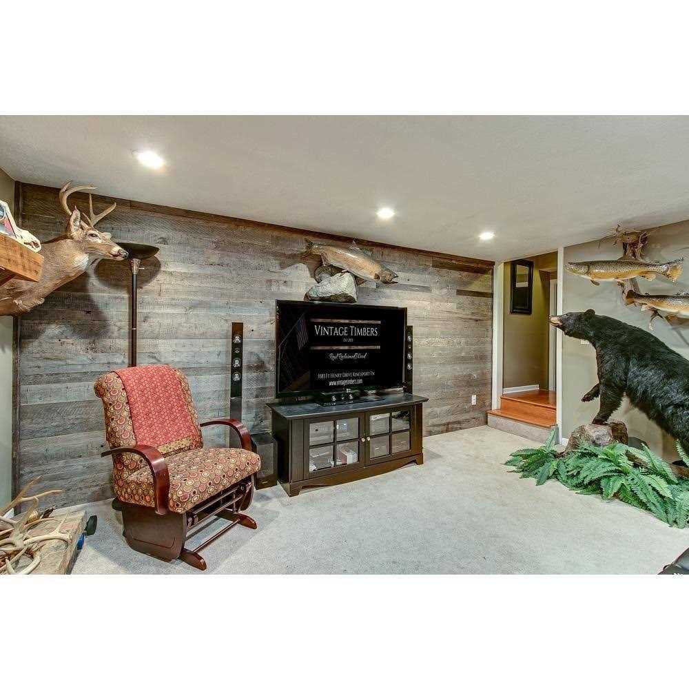 Vintage Timber 3/8 in. x 4 ft. Random Width 3 - Cheap Fitting