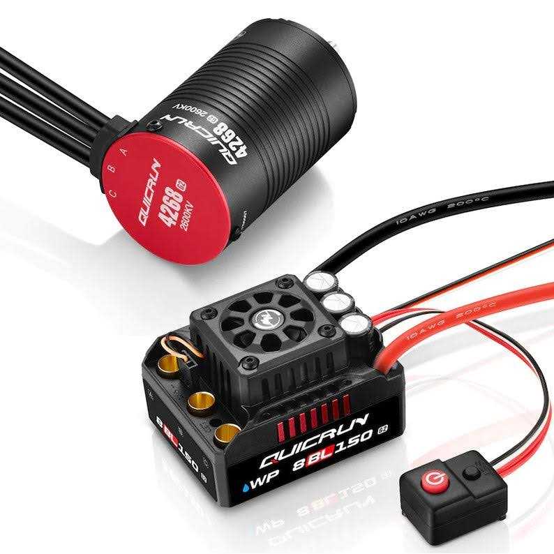 Hobbywing HWI38030400 Quicrun 8BL150 G2 ESC with Ezrun 4268l G2 Motor - Cheap Fitting