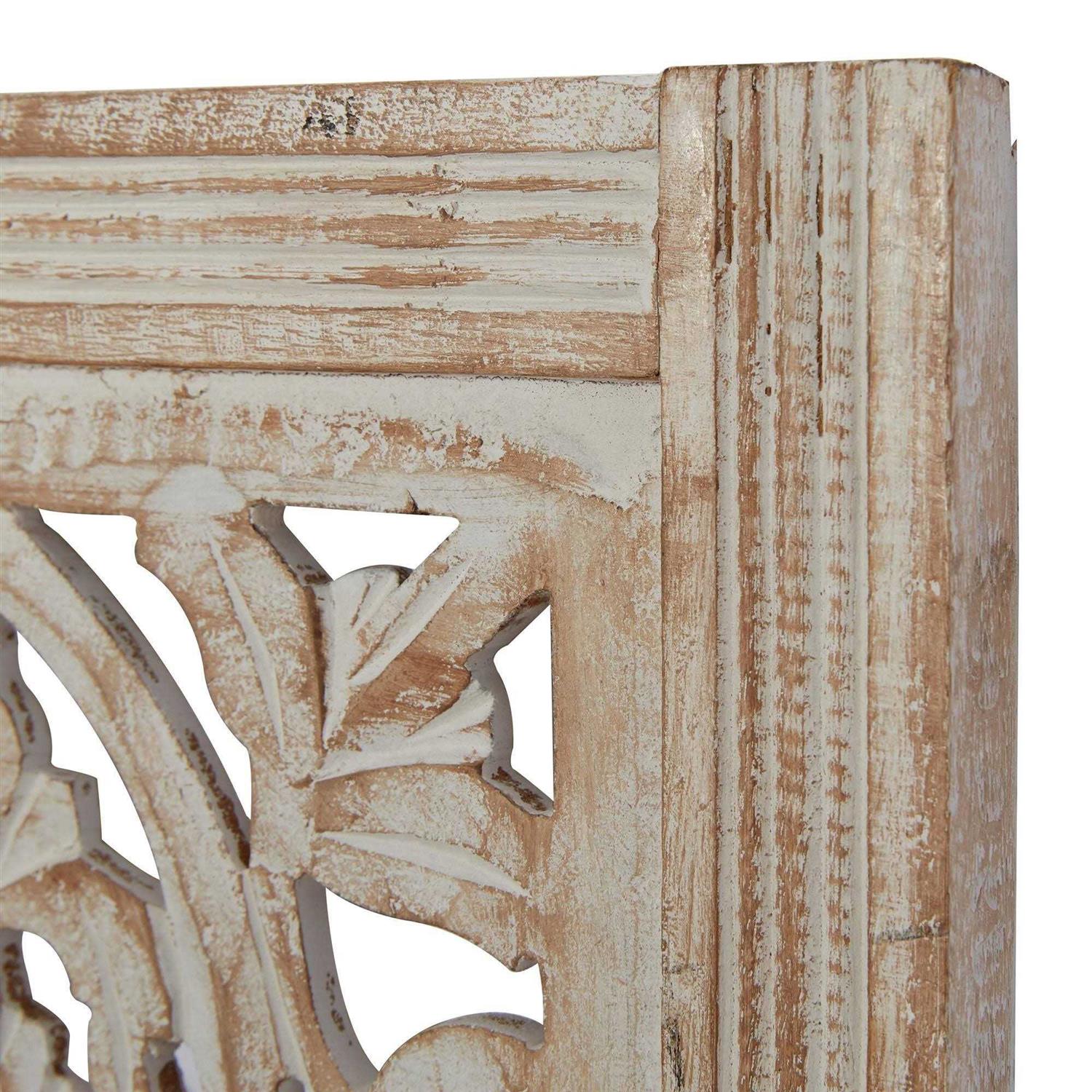 Monroe Lane Traditional Mango Wood Wall Decor - Cheap Fitting