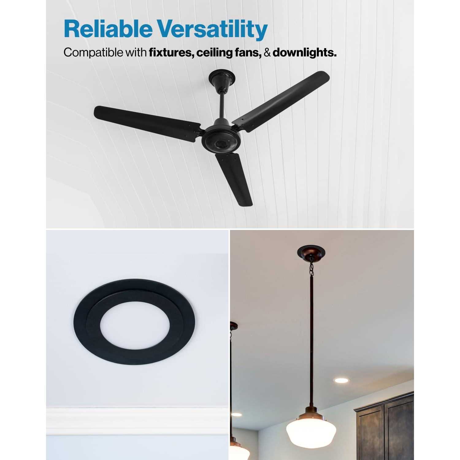 Sunco 12-Pack Black Goof Ring for 5/6 Inch - Cheap Fitting