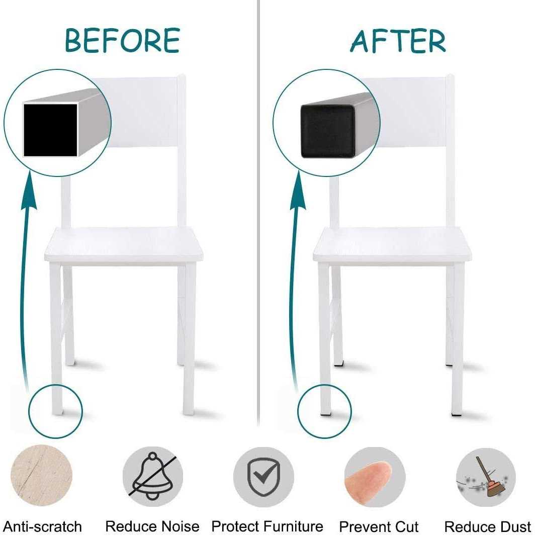 Square Plastic Plug 3/4 Inch POCADOM 50Pcs Tubing Plug Cap Tubing End Cap Chair Glide Insert Finishing Plug - Cheap Fitting