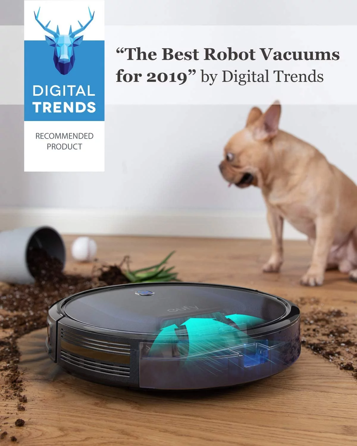 eufy BoostIQ RoboVac 15C MAX, Wi-Fi Connected, 2000Pa Suction, Robot Vacuum Cleaner - Cheap Fitting