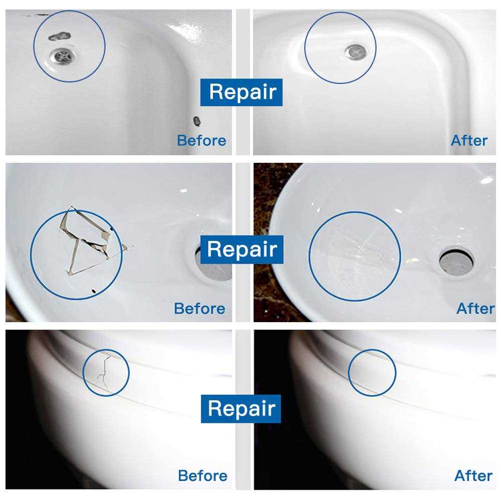 Waterfresh Porcelain Repair Kit White Fiberglass Tub Repair Kit Bathtub Repair Kit for Sink - Cheap Fitting
