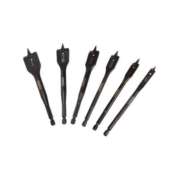 DEWALT DW1587 6 Piece Spade Bit Set - Cheap Fitting