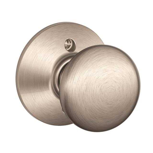 Schlage Plymouth Satin Nickel Dummy Knob F170 PLY 619 - Cheap Fitting