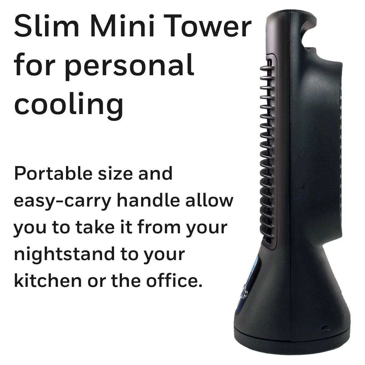 Honeywell Quiet Set Oscillating Slim Table Fan, New, W 5.1