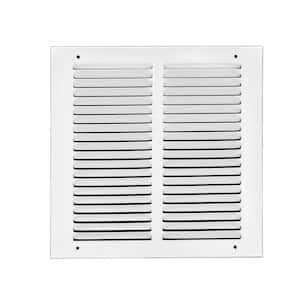 Venti Air White Flat Return Air Steel Grille - Cheap Fitting