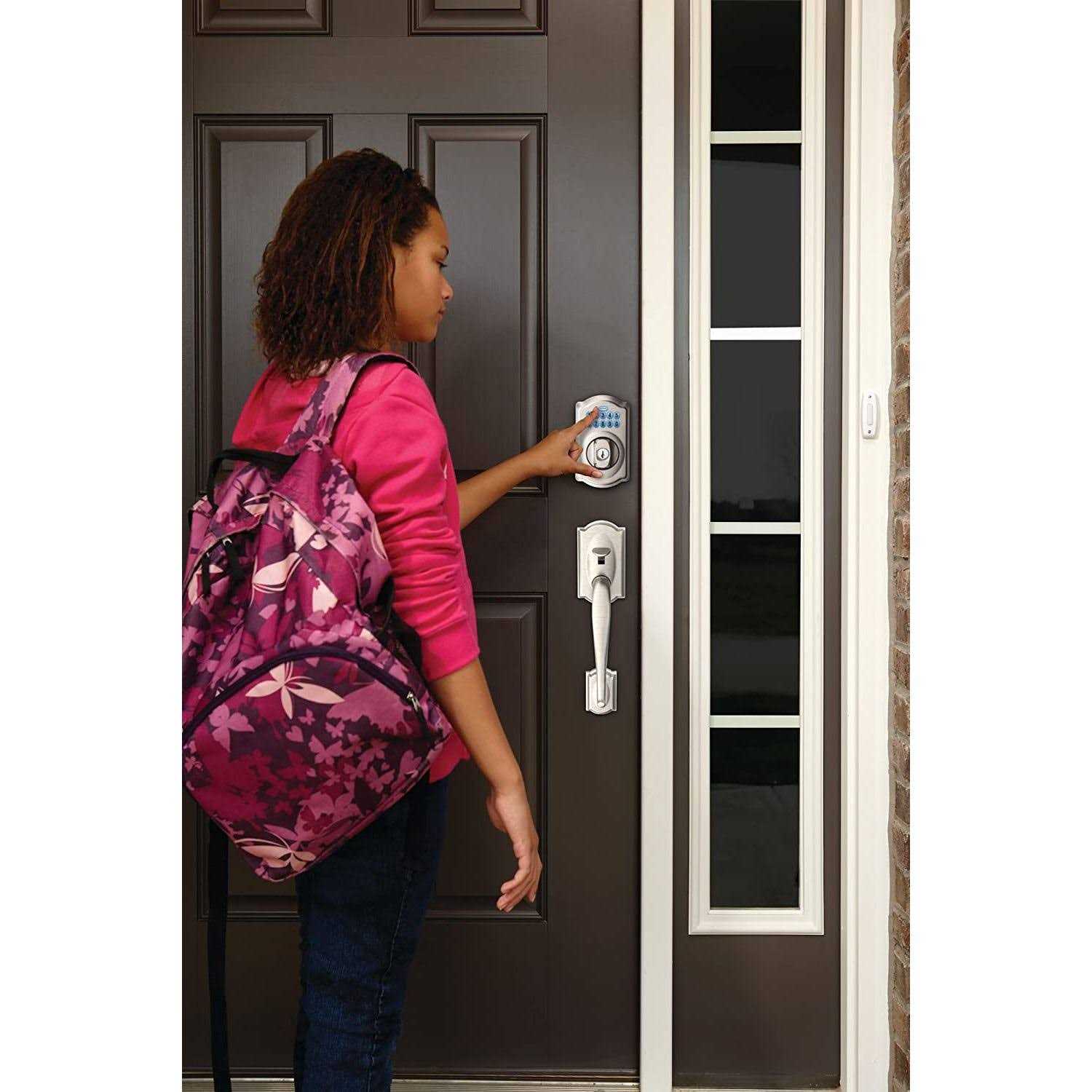 Schlage Camelot Keypad Deadbolt - Cheap Fitting