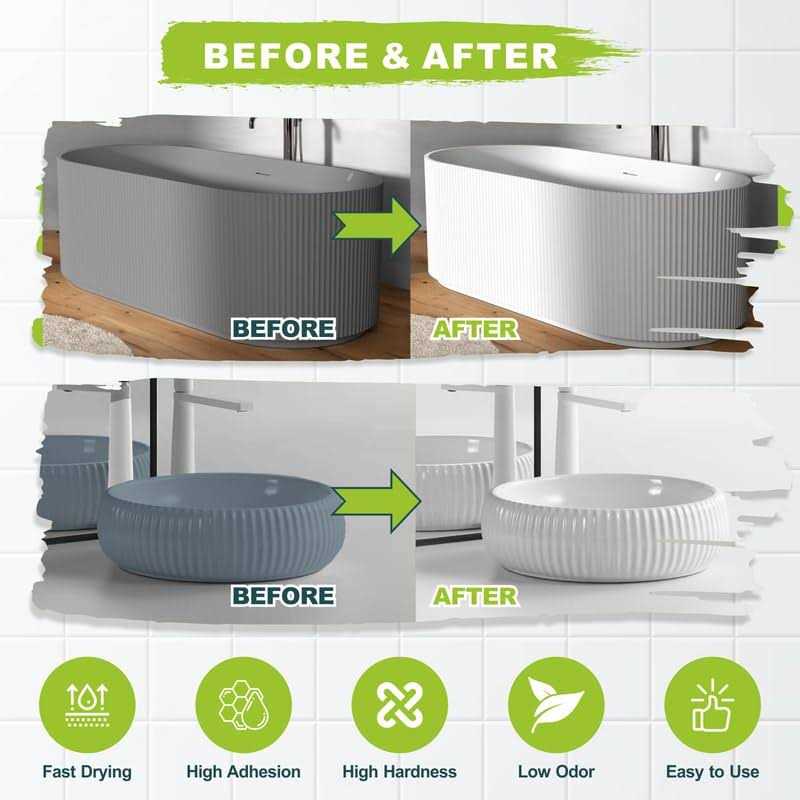 Tenee Tub and Tile Refinishing Kit, Bathtub Refinishing Kit White with Tools, Tub and Tile Reglazing - Cheap Fitting