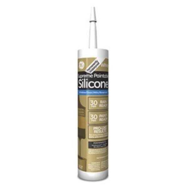 GE M90026-30 Window & Door Supreme Paintable Silicone Sealant - Cheap Fitting