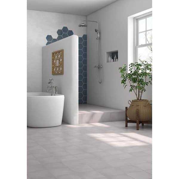 Roca Maiolica Matte 8 in. x 8 in. Matte Ceramic Floor and Wall Tile - Cheap Fitting