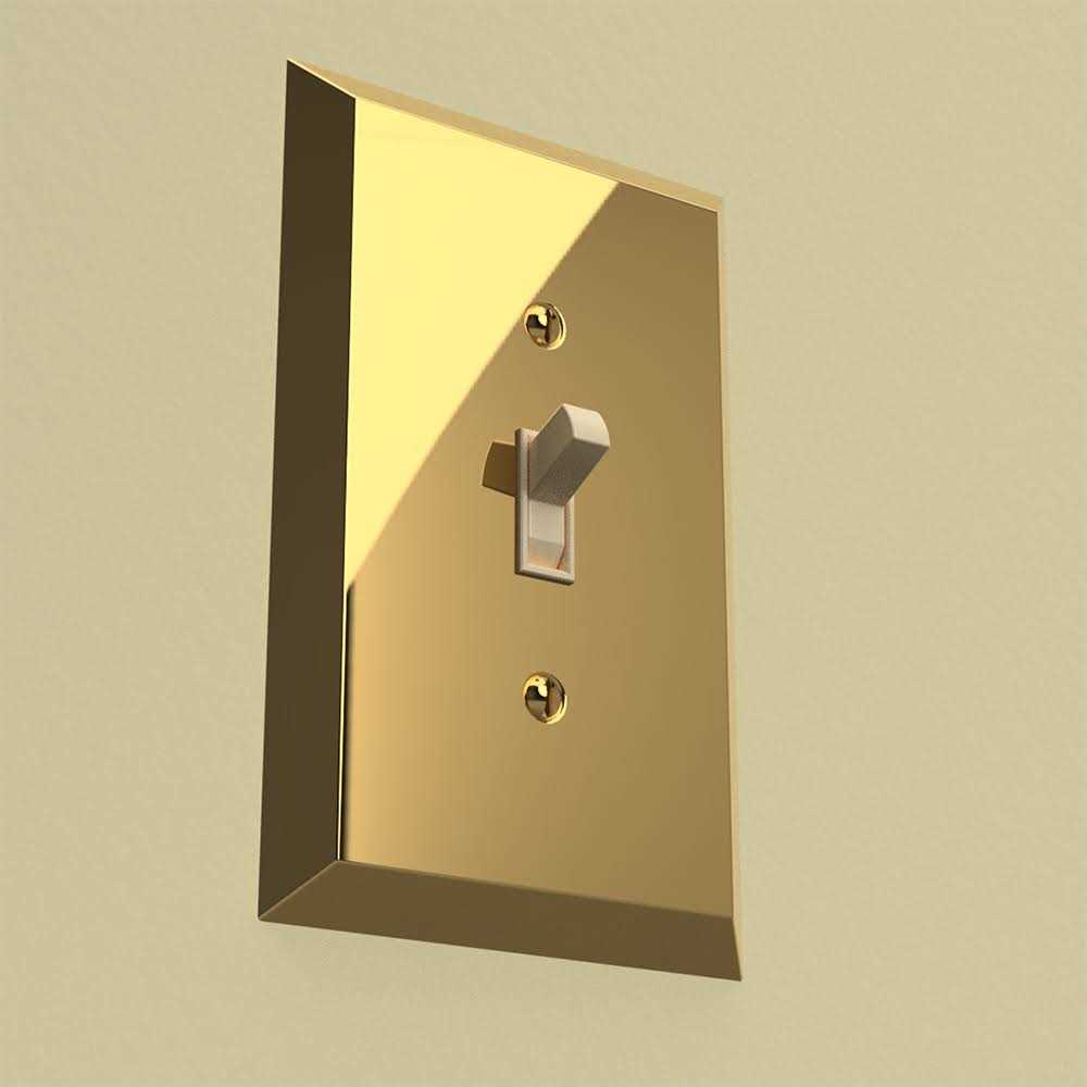 Amerelle 163rrbr Century Wallplate 2 Rocker - Cheap Fitting