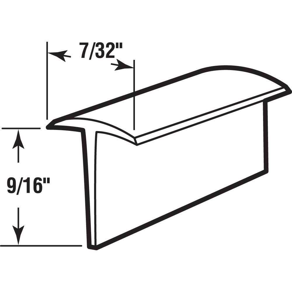 Prime-Line Vinyl Bottom Storm Door Sweep T 8680 - Cheap Fitting