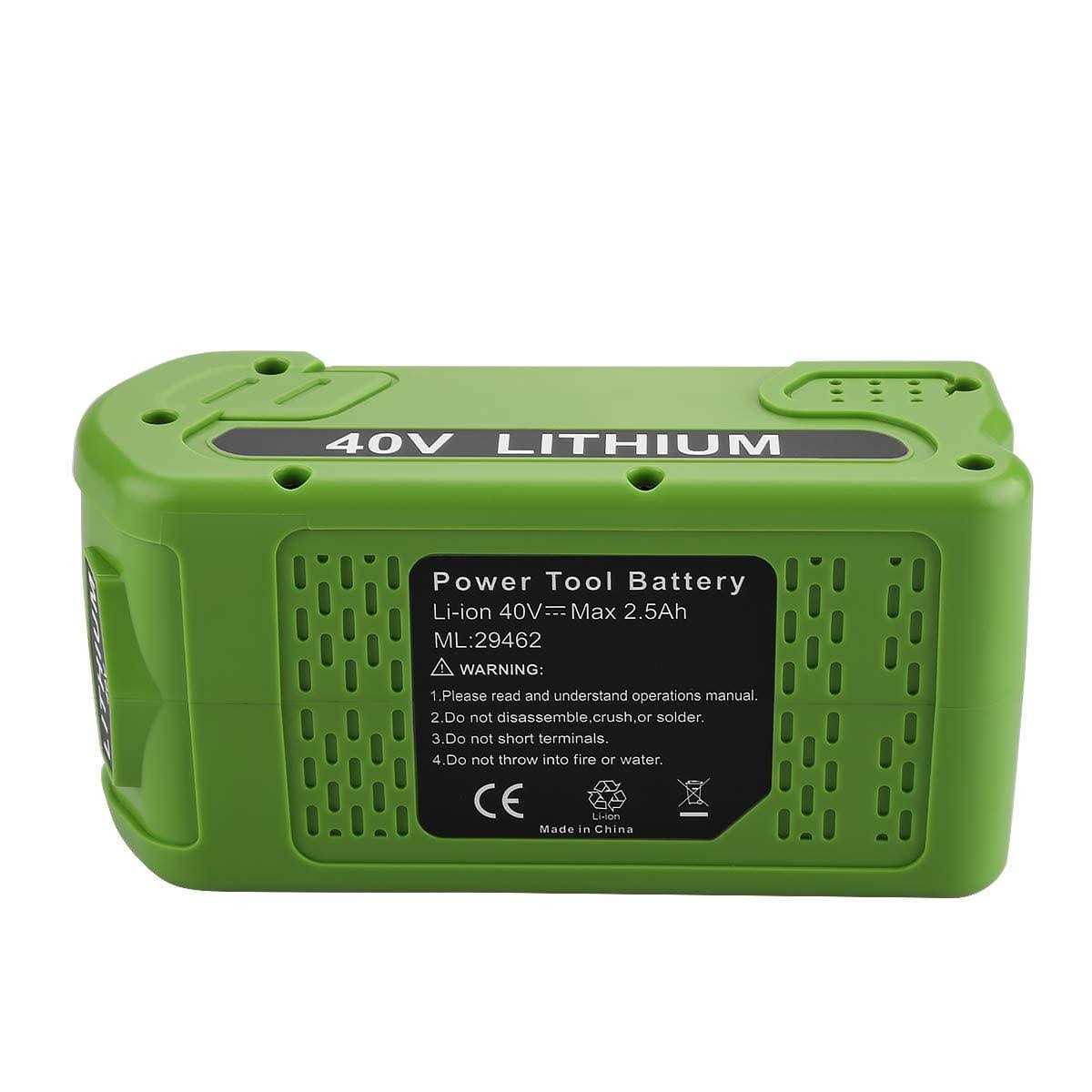 energup 40V Replacement Battery for greenworks 40V Battery G-MAX 29462 29252 20202 22262 25312 25322 20642 22272 27062 21242 greenworks 40V Lithium - Cheap Fitting