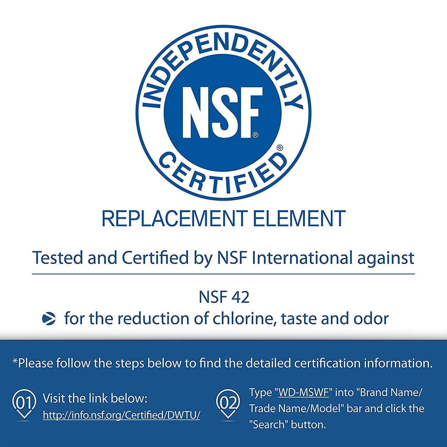 Waterdrop Mswf Refrigerator Water Filter Replacement for GE Mswf - Cheap Fitting