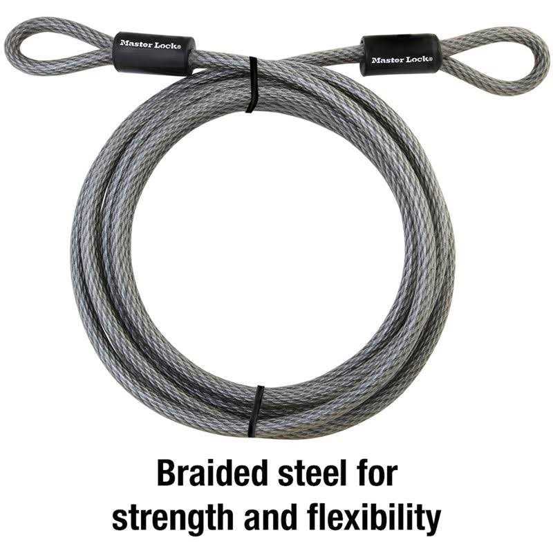 Master Lock Braided Cable 72DPF - Cheap Fitting