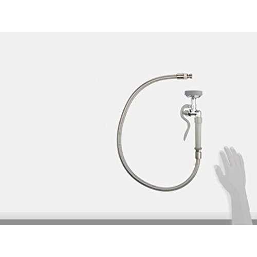 T&S Brass B-0100 Pre-Rinse Spray with Flexible Stainless Steel Hose - Cheap Fitting