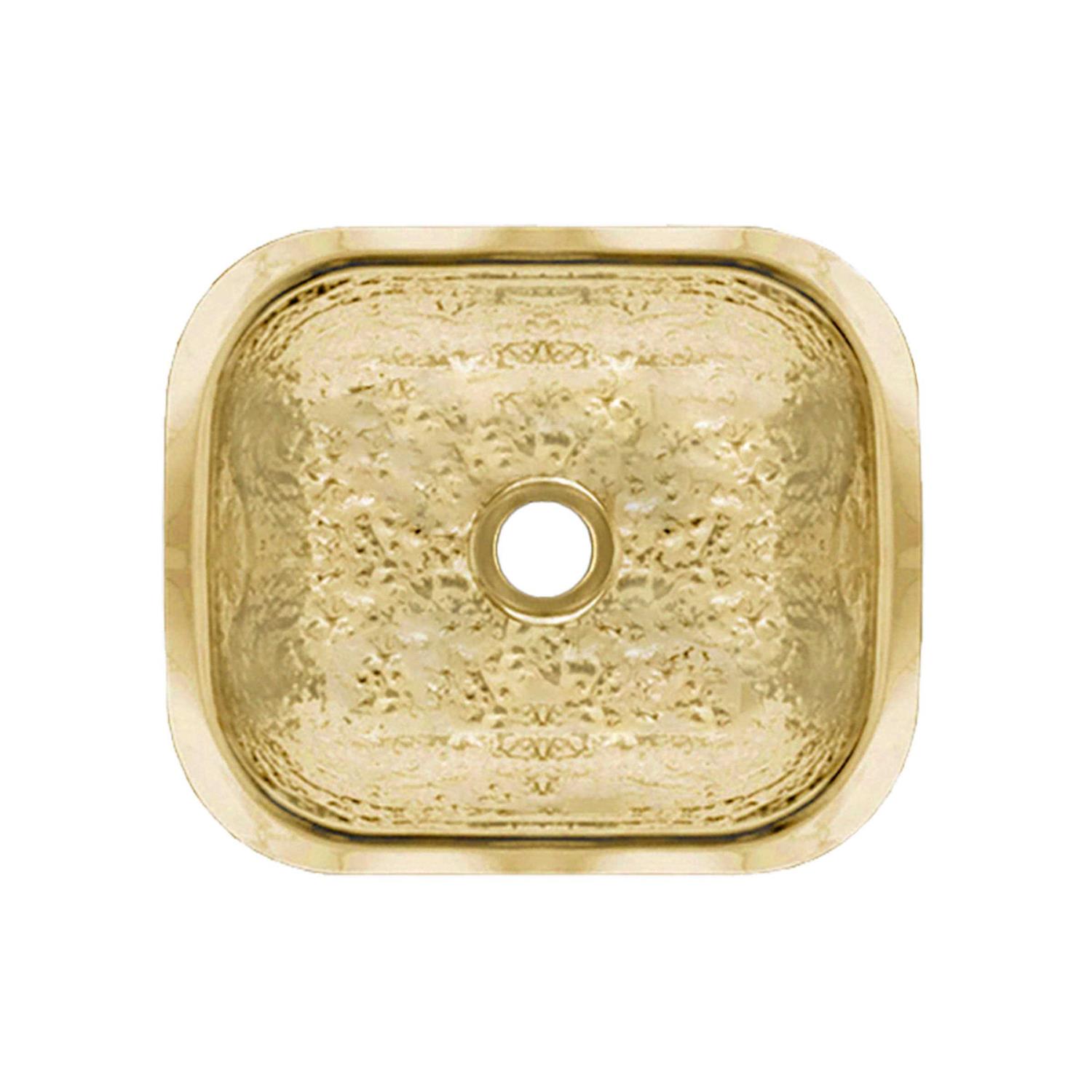 Whitehaus WH690ABB Rectangular Undermount Entertainment/Prep Sink with a Hammered Texture - Cheap Fitting