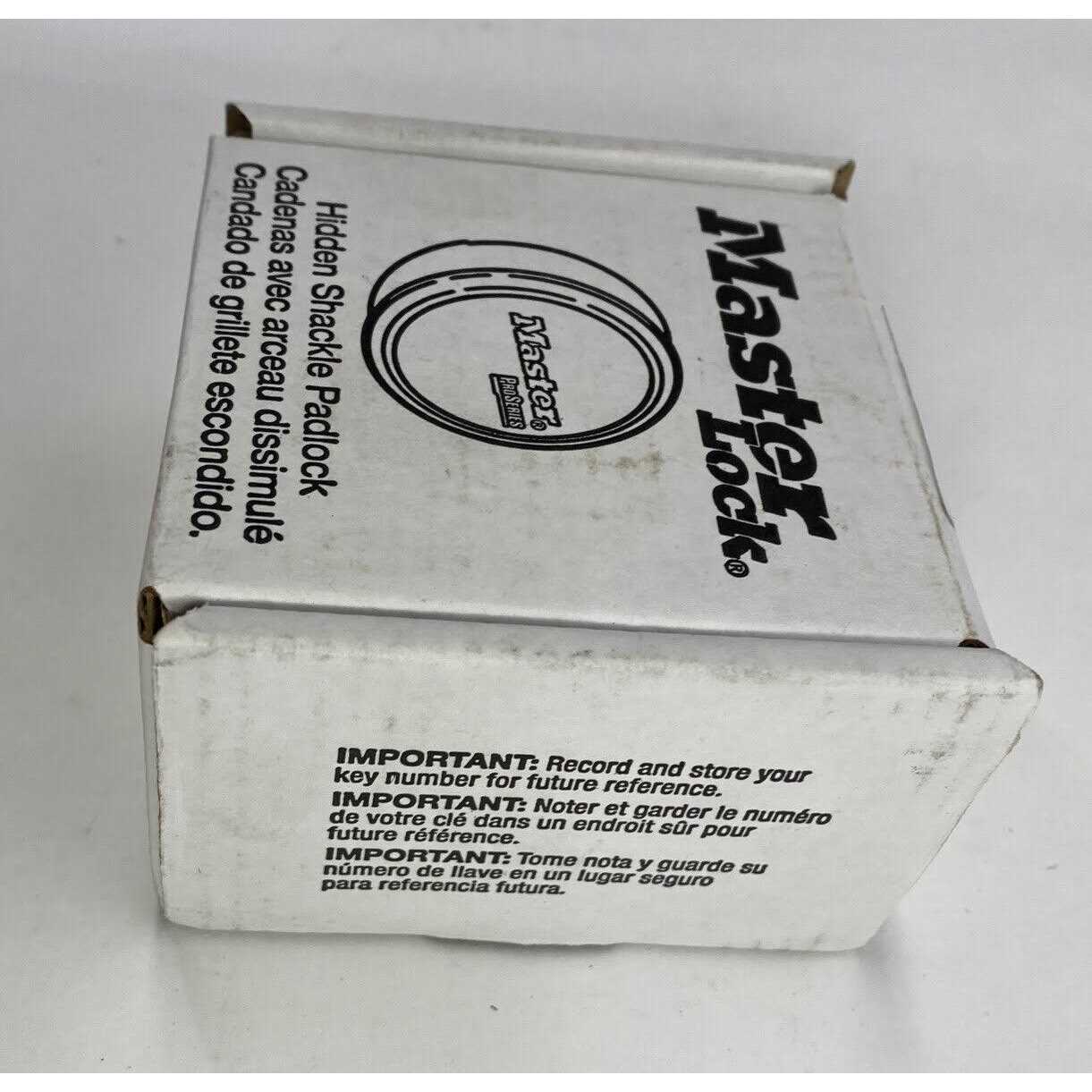 Master Lock 6271KA 10 Pack – 2-7/8in. ProSeries Reinforced Hidden Shackle Rekeyable Pin Tumbler Keyed Alike Padlock, Chrome - Cheap Fitting