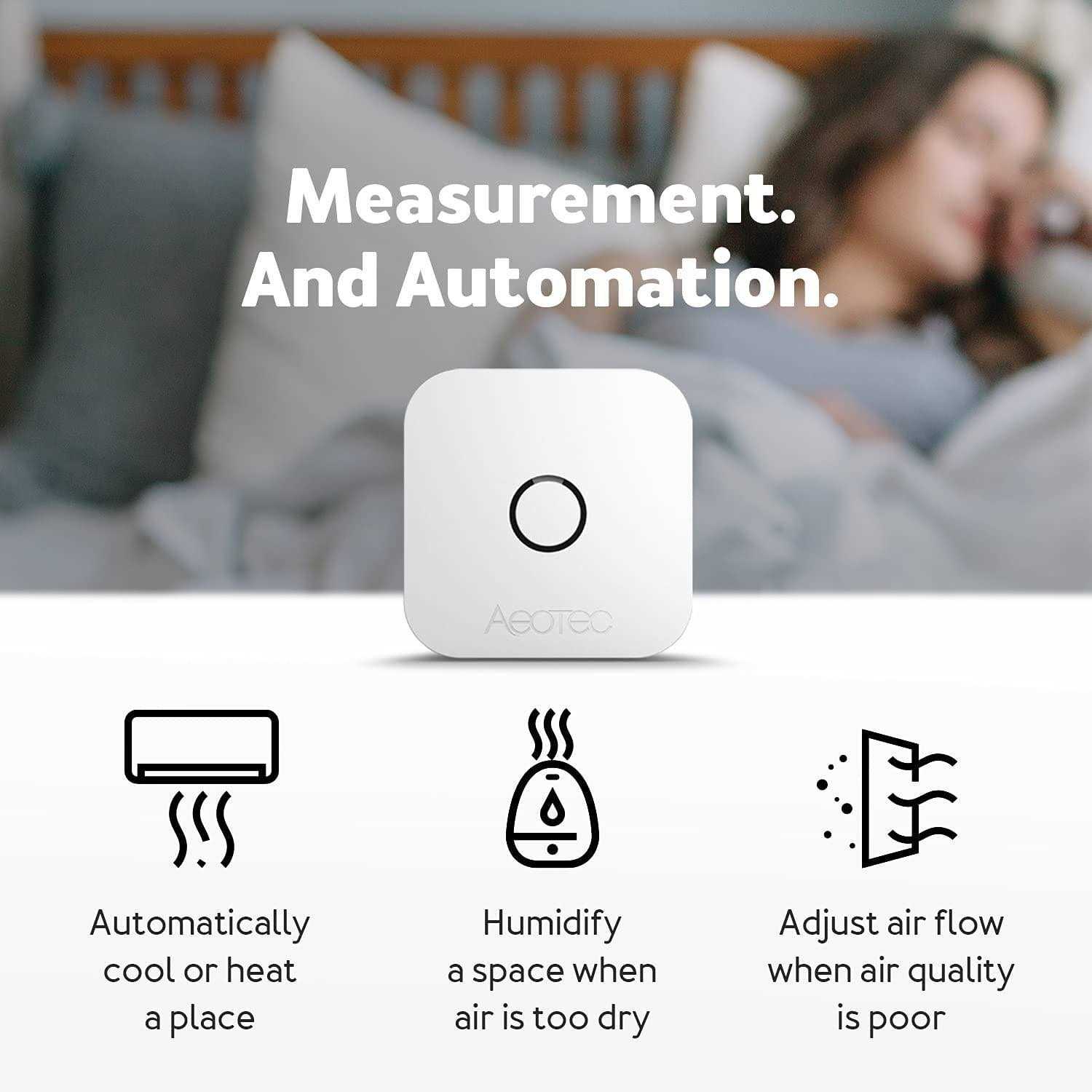 Aeotec Zwa039 aerQ Temperature & Humidity Sensor - Cheap Fitting