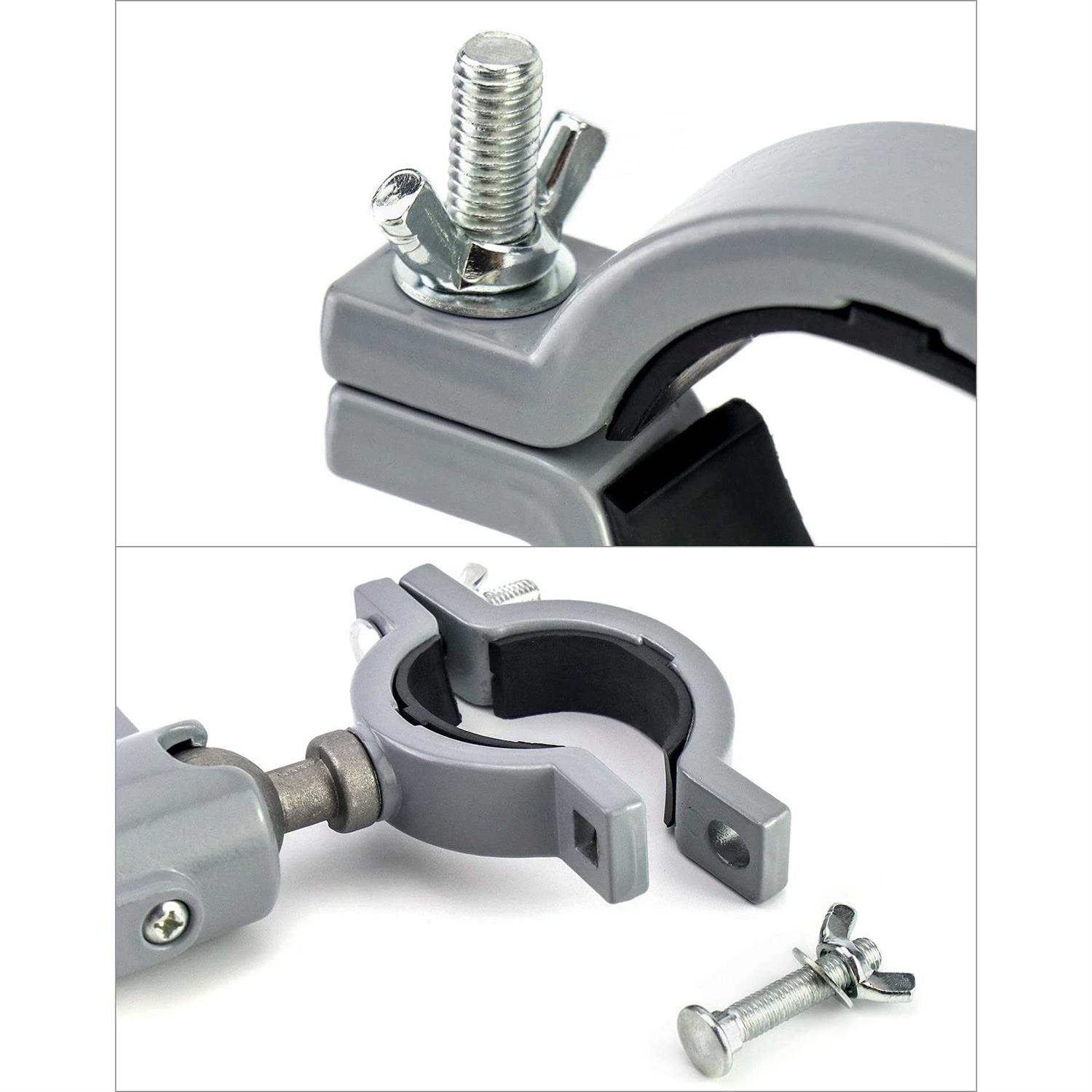 QWORK Bench Clamp Vise 360 Degree Universal Electric Drill Stand Grinder Holder Bracket for Jewelry Making - Cheap Fitting