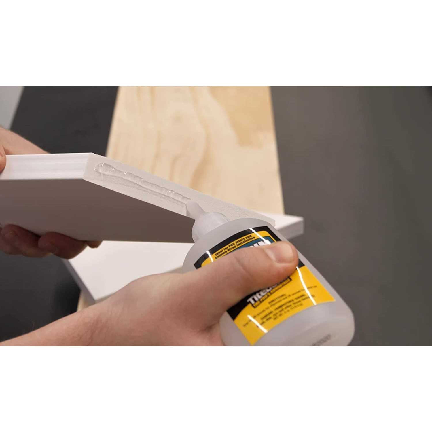 Titebond 4 oz. PVC Trim Joint Adhesive - Cheap Fitting