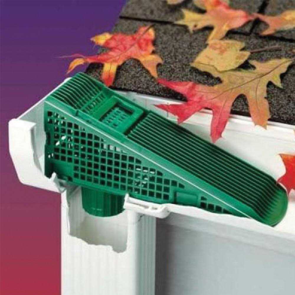 The Wedge The Gutter Guard Wedge Eliminates Downspout Pipe Clogs From Leaves and Debris - Cheap Fitting