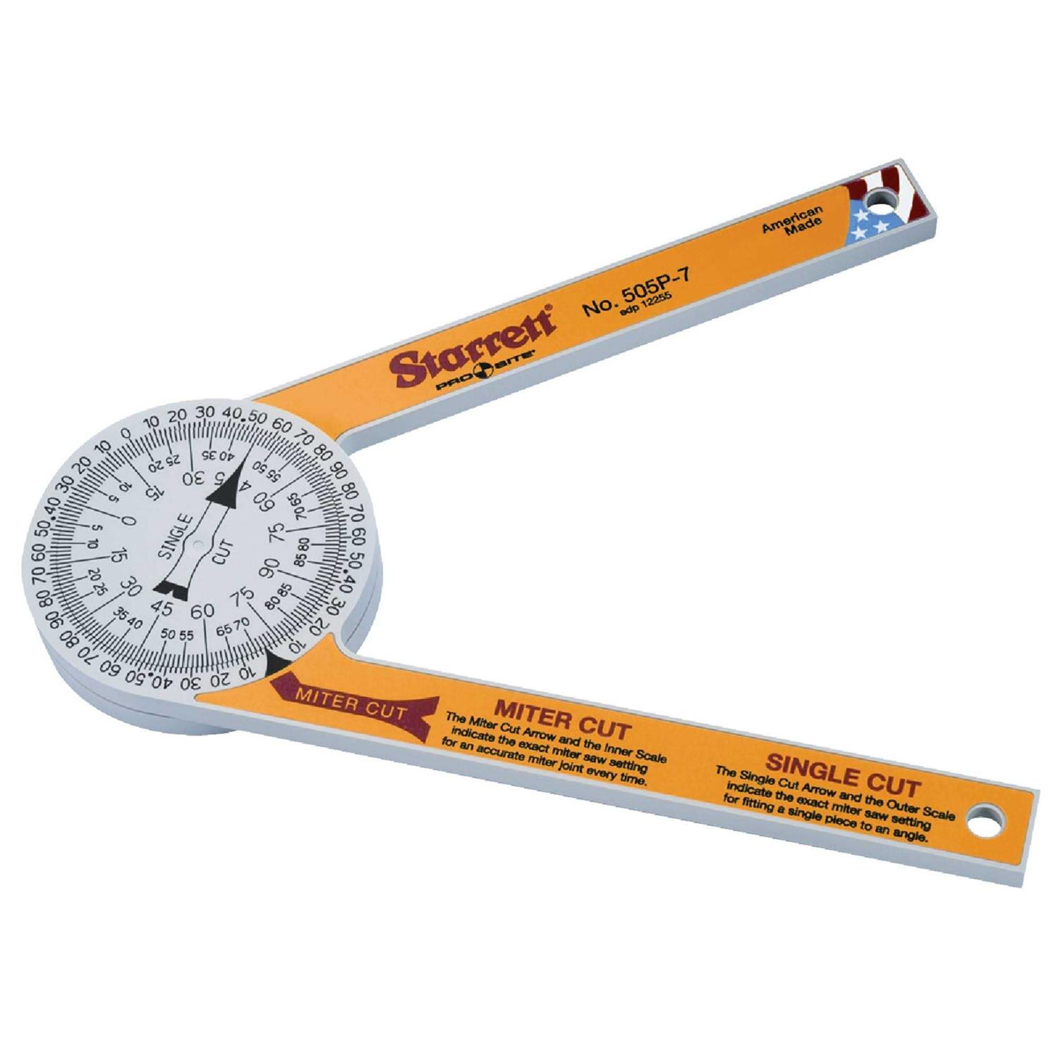 Starrett Miter Protractor 505P-7 - Cheap Fitting