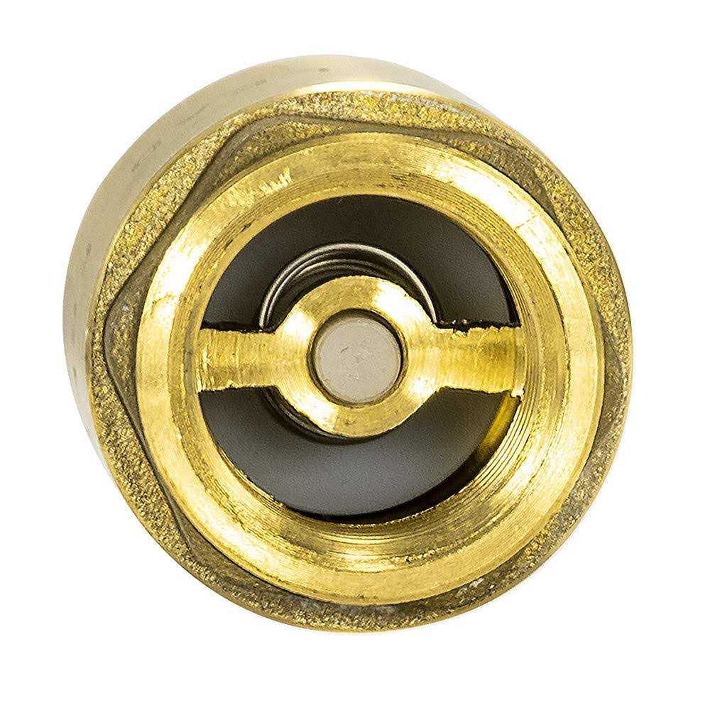 Ez-flo 1/2 In. IPS Brass In-Line Check Valve - Cheap Fitting