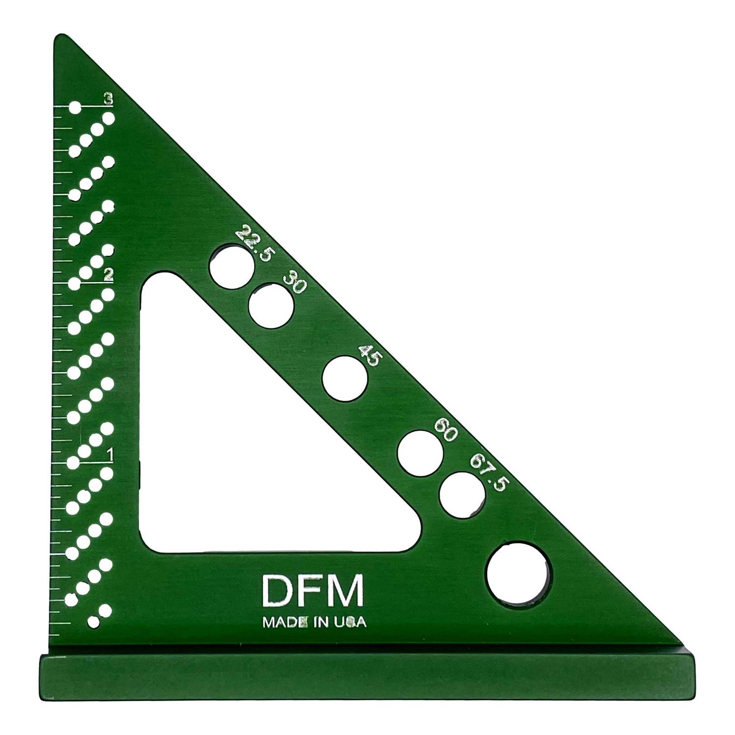 DFM Small Carpenter Square Made in USA with Fixed Miter Angle Pin - Cheap Fitting