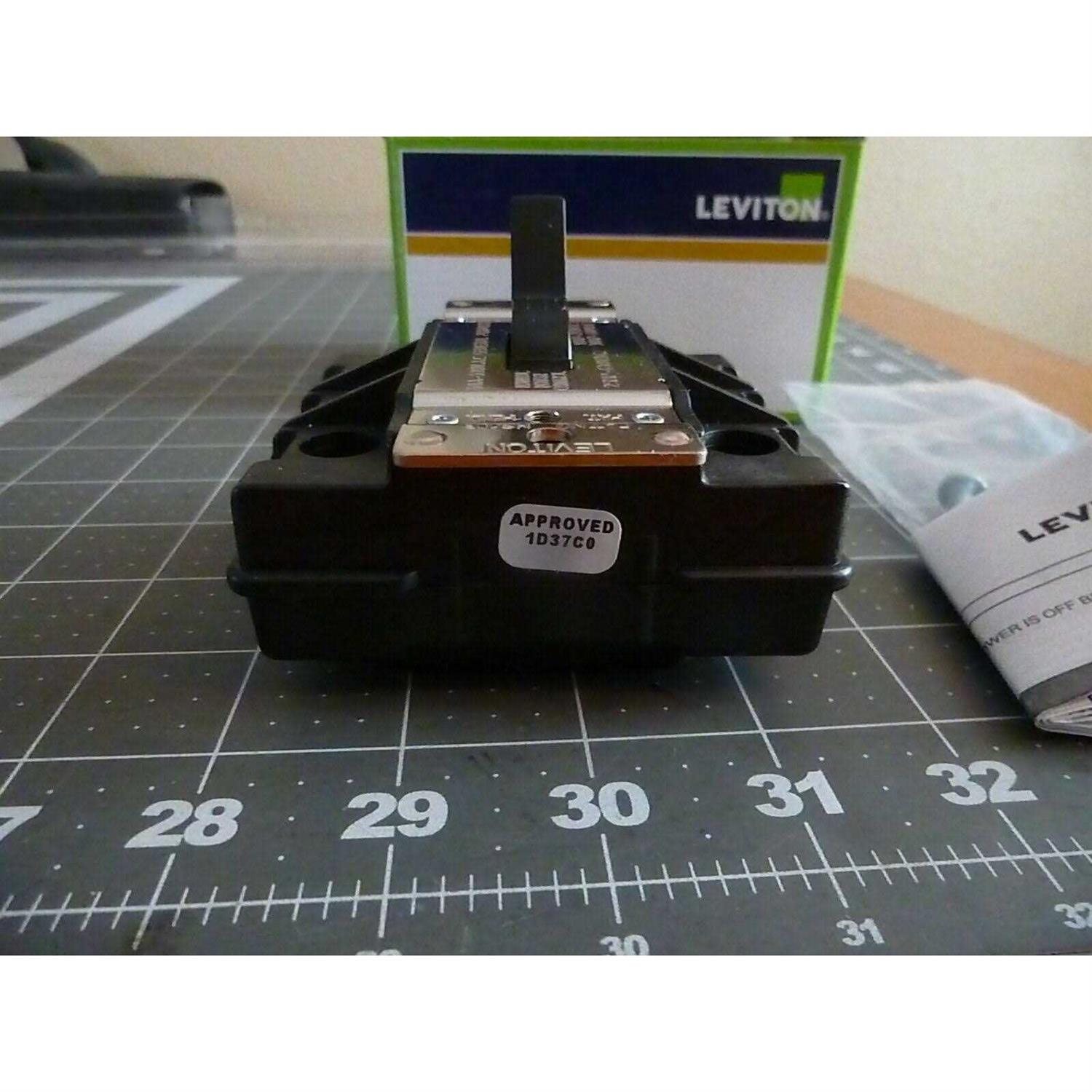 Leviton MS603-FW 60 Amp 600 Volt Toggle Three-Pole AC Motor Starter - Cheap Fitting